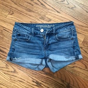 American eagle jean shorts